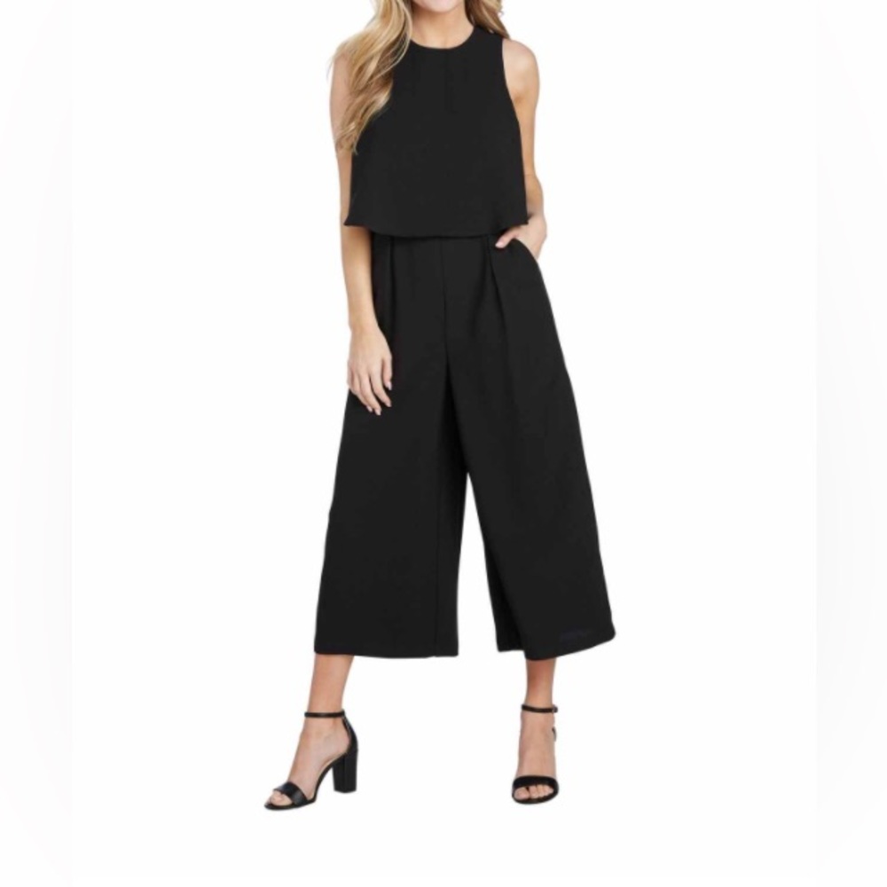 Mud Pie Celine Black Jumpsuit size-Lg. #D38